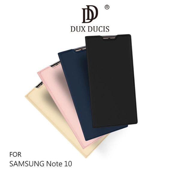 【愛瘋潮】DUX DUCIS SAMSUNG Note 10 SKIN Pro 皮套 可立 側掀皮套