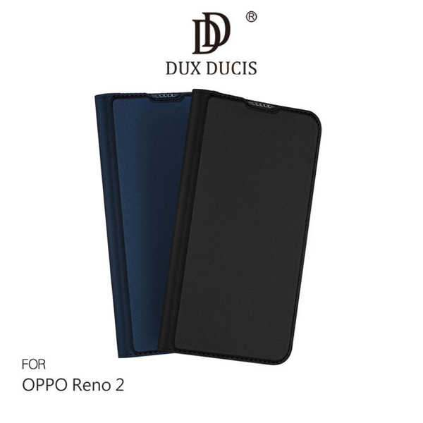 【愛瘋潮】DUX DUCIS OPPO Reno 2 SKIN Pro 皮套 鏡頭加高 插卡 可立