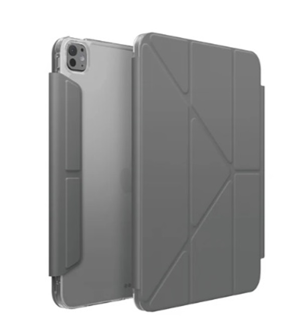 UNIQ 新加坡 Camden Click 磁吸設計帶筆槽多功能極簡透明保護套 iPad Pro 11吋 (2024)【