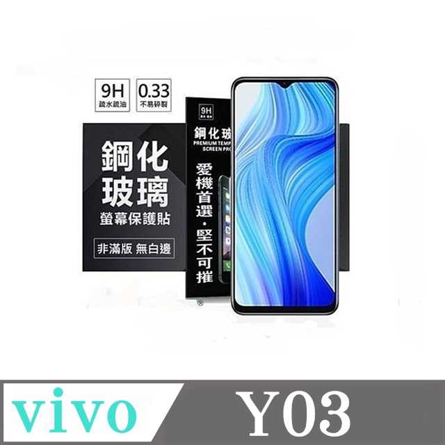 螢幕保護貼 VIVO Y03 超強防爆鋼化玻璃保護貼 (非滿版) 螢幕保護貼 強化玻璃【愛瘋潮】
