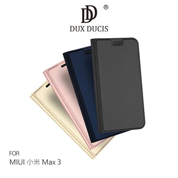 【愛瘋潮】DUX DUCIS MIUI 小米 Max 3 SKIN Pro 皮套 可立 側掀皮套 手