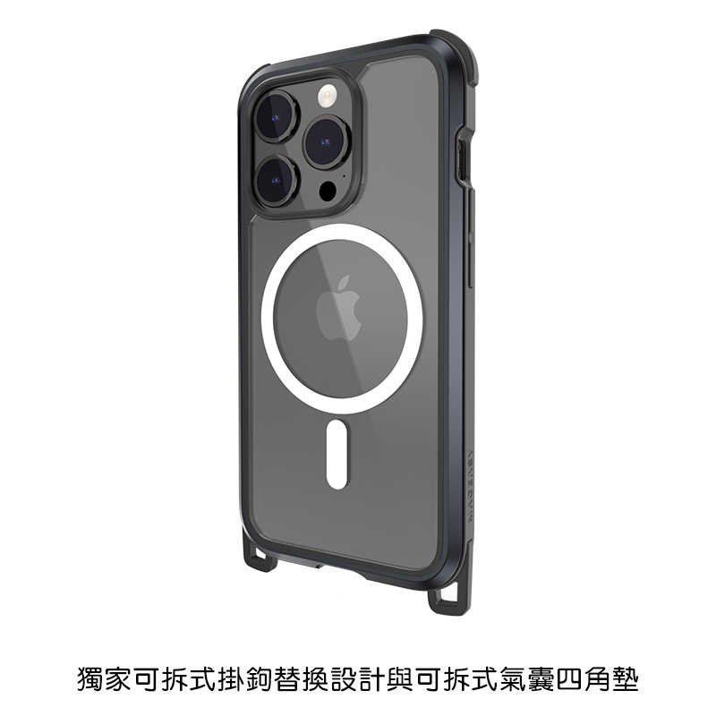 手機殼 防摔殼 MAGEASY Apple iPhone 15 Pro Max Odyssey M + Strap 保護