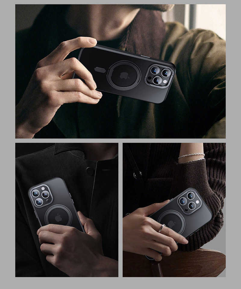 磁吸殼 QinD Apple iPhone 14 旋轉磁吸支點殼 手機殼 保護殼 保護套 雙料殼 磁吸殼 支援