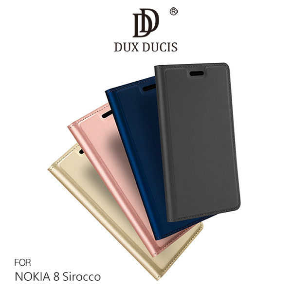 【愛瘋潮】DUX DUCIS NOKIA 8 Sirocco SKIN Pro 皮套 可插卡 側掀皮