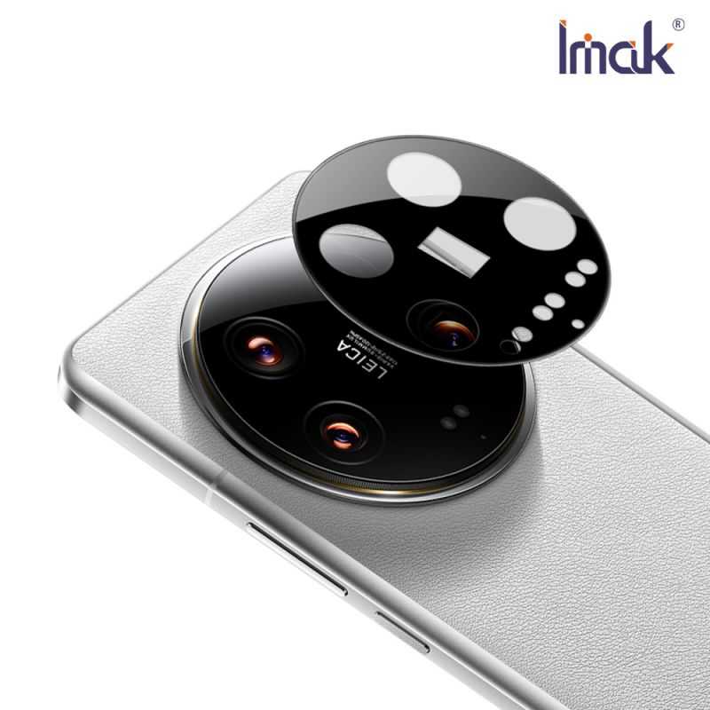 鏡頭貼 Imak 艾美克 Xiaomi 小米 14 Ultra 鏡頭玻璃貼(一體式)(曜黑版) 奈米吸附 鏡頭貼 鏡頭保