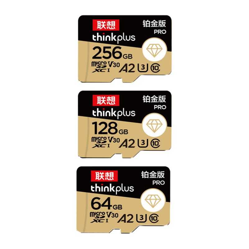 Lenovo Think Plus C10 A2 記憶卡(鉑金版) - 64G TF卡 130MB/S U3 A2 C1