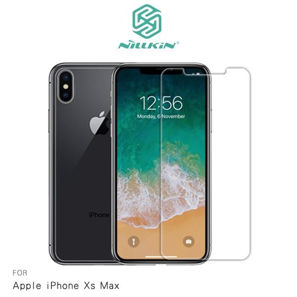 【愛瘋潮】NILLKIN Apple iPhone Xs Max 超清防指紋保護貼 - 套裝版 含鏡