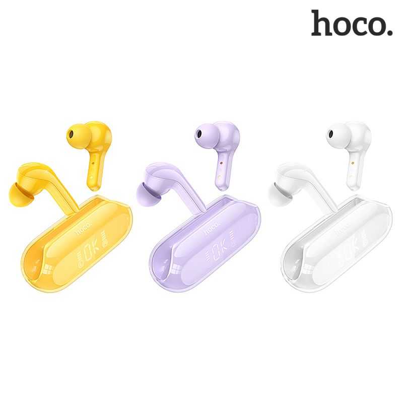 藍牙耳機 hoco EW39 晶樂真無線ENC降噪藍牙耳機 【愛瘋潮】