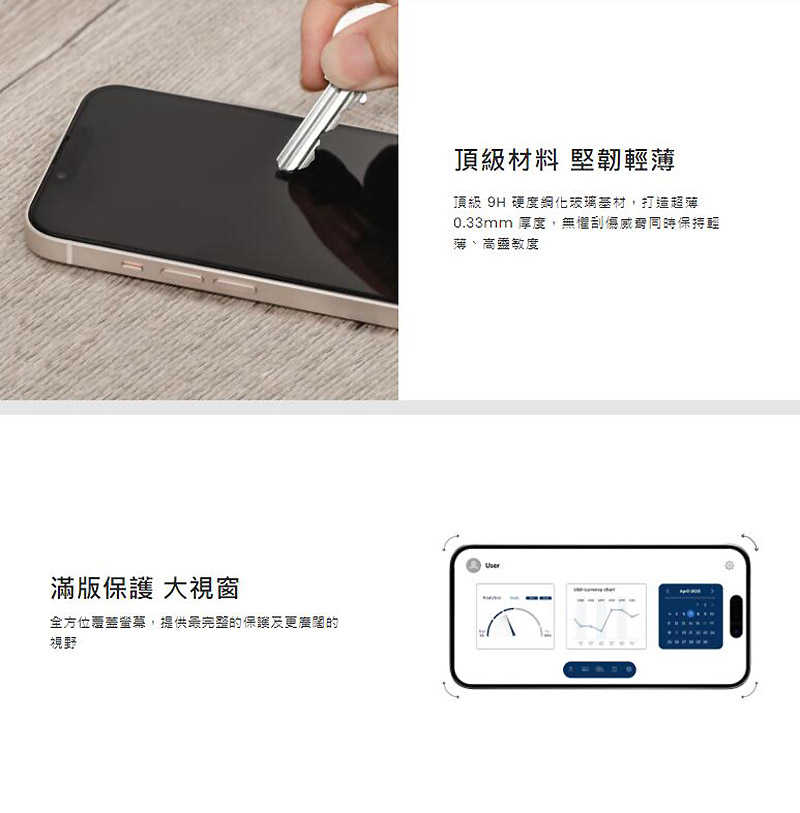 防窺鋼化玻璃保護貼 MAGEASY  iPhone 15 / 15Plus/ 15Pro / 15Pro Max