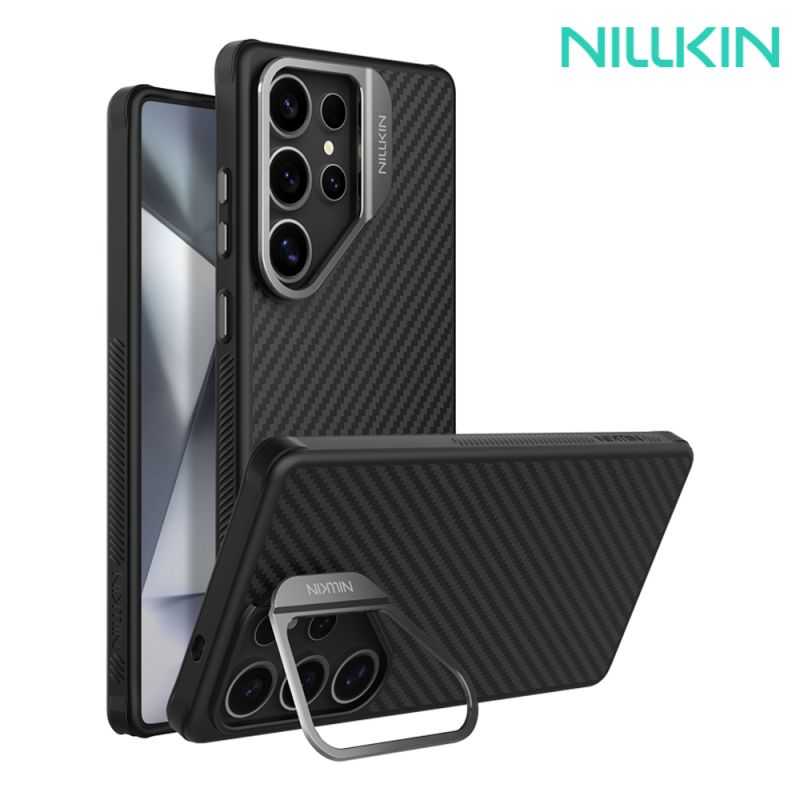 NILLKIN SAMSUNG 三星 Galaxy S25 Ultra S25U 纖極碳纖維紋磁吸殼(鏡框版) 保護殼