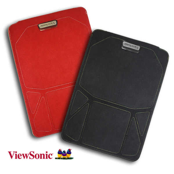 【現貨】ViewSonic 優派 ViewPad 原廠10 吋兩用折立式超纖防塵保護套 / 紅色