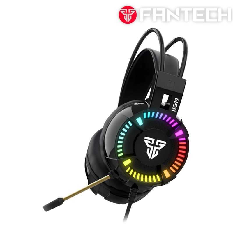 FANTECH HG19 RGB USB光圈耳罩式電競耳機 RGB 耳機 耳機麥克風 【愛瘋潮】
