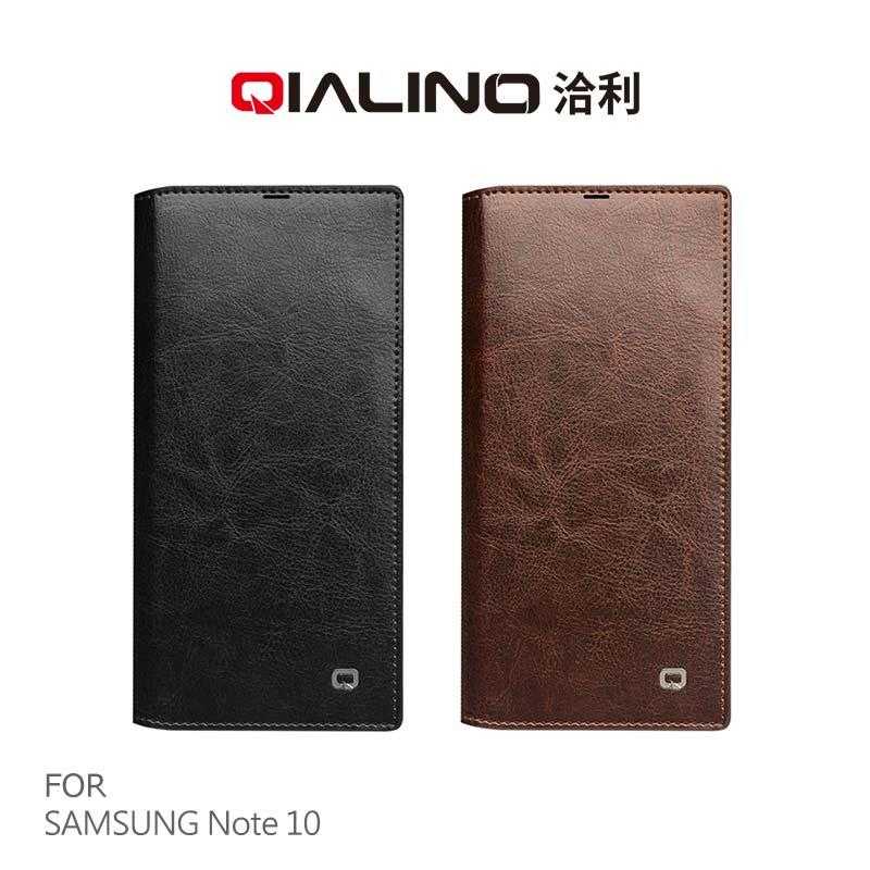 【愛瘋潮】QIALINO SAMSUNG Note 10 經典皮套(升級版) 皮套 掀蓋 真皮