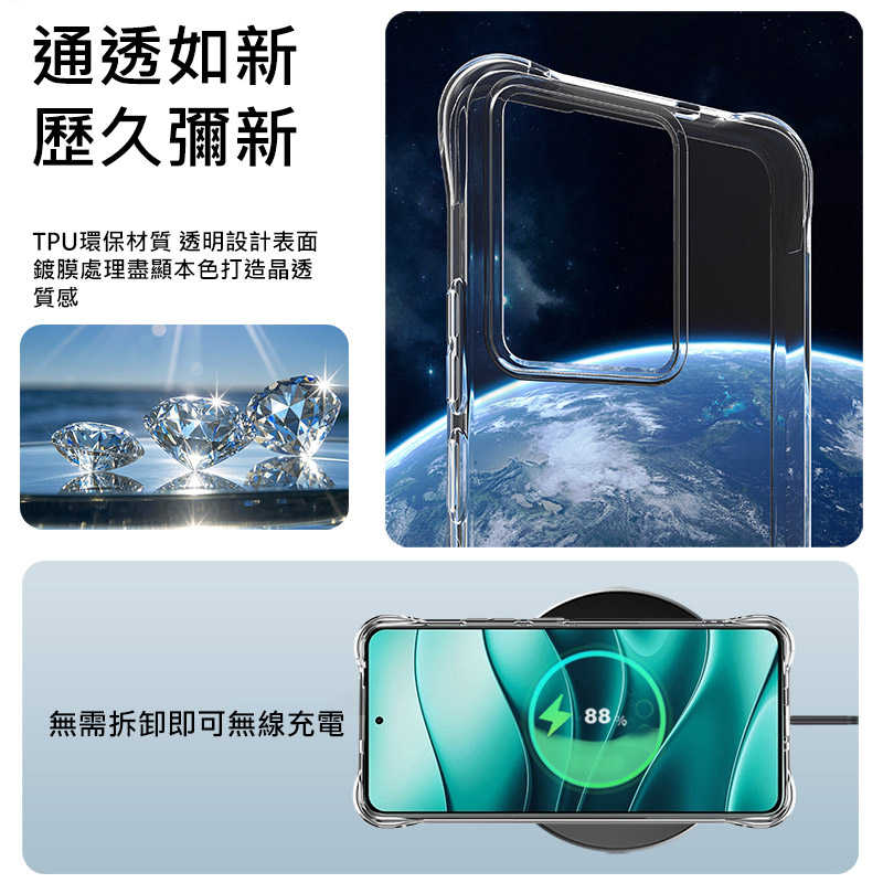 手機殼 防摔殼 Imak 艾美克 realme 14 5G 全包防摔套(氣囊) 保護殼 防摔殼 氣囊套 透明套 TPU軟