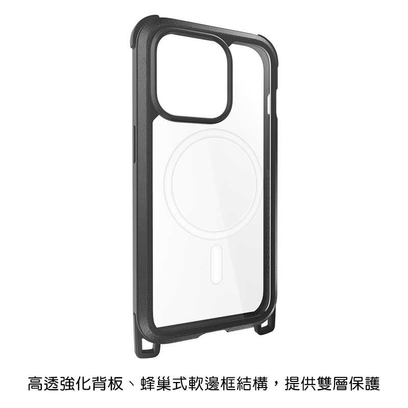 手機殼 防摔殼 MAGEASY Apple iPhone 15 Pro Max Odyssey M + Strap 保護