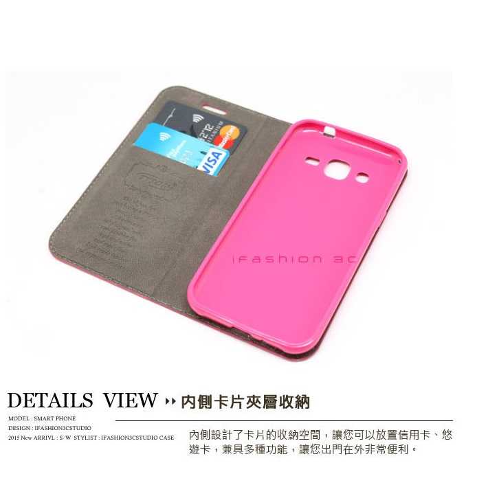 【愛瘋潮】三星 Samsung Galaxy A40s 冰晶系列隱藏式磁扣側掀皮套 手機殼 側翻皮套