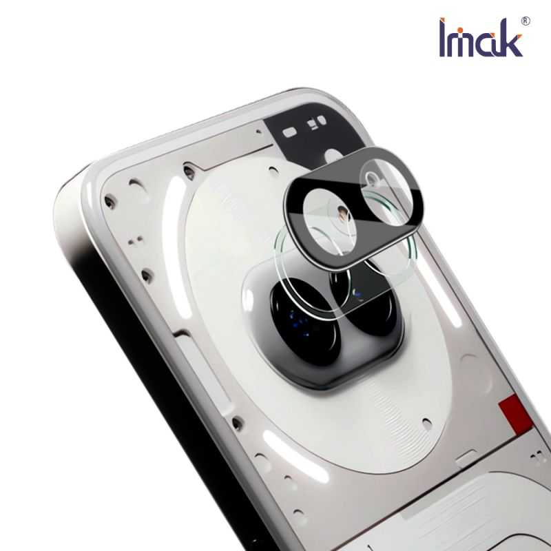 鏡頭貼 Imak 艾美克 Nothing Phone 2a 鏡頭玻璃貼(一體式)(曜黑版) 奈米吸附 鏡頭貼 鏡頭保護
