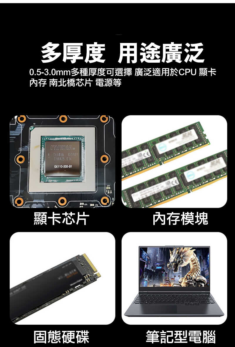 零度世家 TP400 散熱矽膠導熱墊(85*45mm) - 厚0.5mm 導熱膠片 矽膠貼 絕緣膠片 散熱膠片【愛瘋潮】
