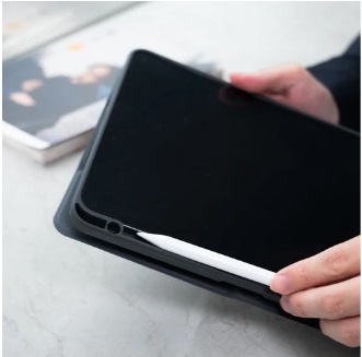 UNIQ 新加坡 Moven 磁吸帶筆槽透明平板保護套 iPad Air 11吋 (2024)【愛瘋潮】