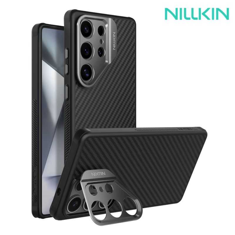 NILLKIN SAMSUNG 三星 Galaxy S25 Ultra S25U 纖極碳纖維紋磁吸殼(精孔版) 保護殼