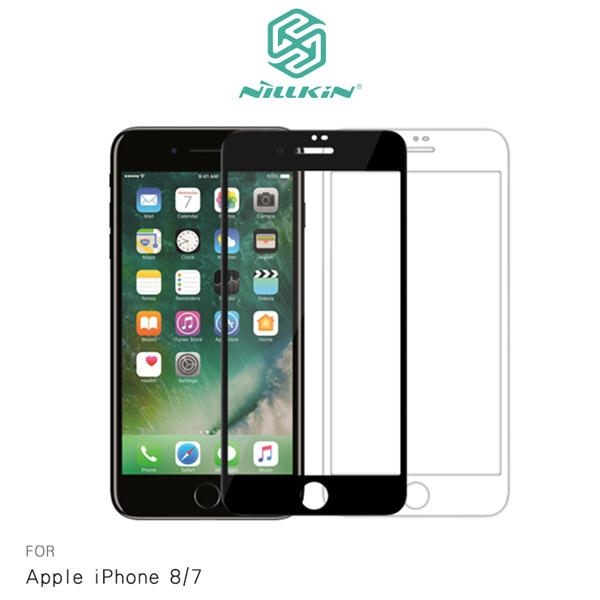 【愛瘋潮】NILLKIN Apple iPhone 8 / 7 XD CP+ MAX 滿版玻璃貼 強