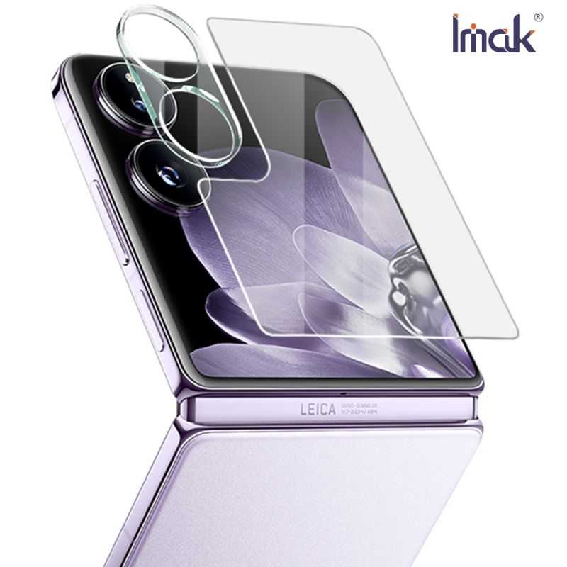 Imak 艾美克 Xiaomi 小米 Mix Flip 5G 鏡頭玻璃貼(含玻璃外螢幕貼) 奈米吸附 鏡頭貼 鏡頭保護貼