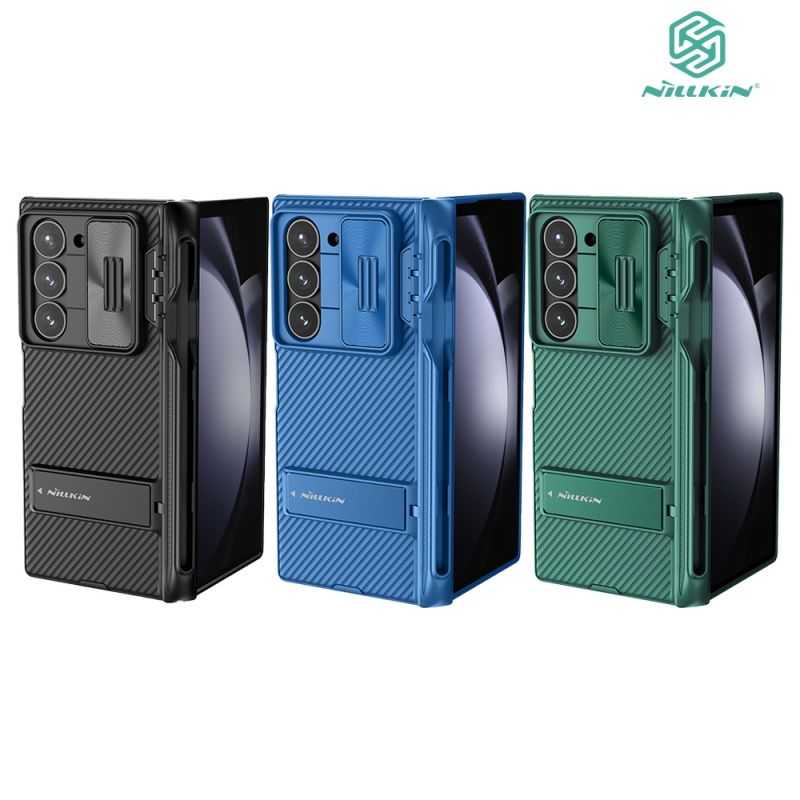 手機殼  防摔殼  NILLKIN SAMSUNG Z Fold 6 5G 黑鏡 Fold 保護殼(筆套款) 保護套 手