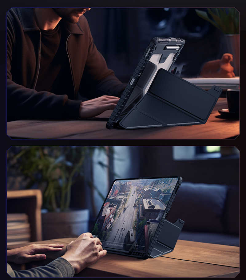 平板保護殼 NILLKIN SAMSUNG 三星 Galaxy Tab S10 FE 悍甲 Pro 皮套(多角度摺疊款)