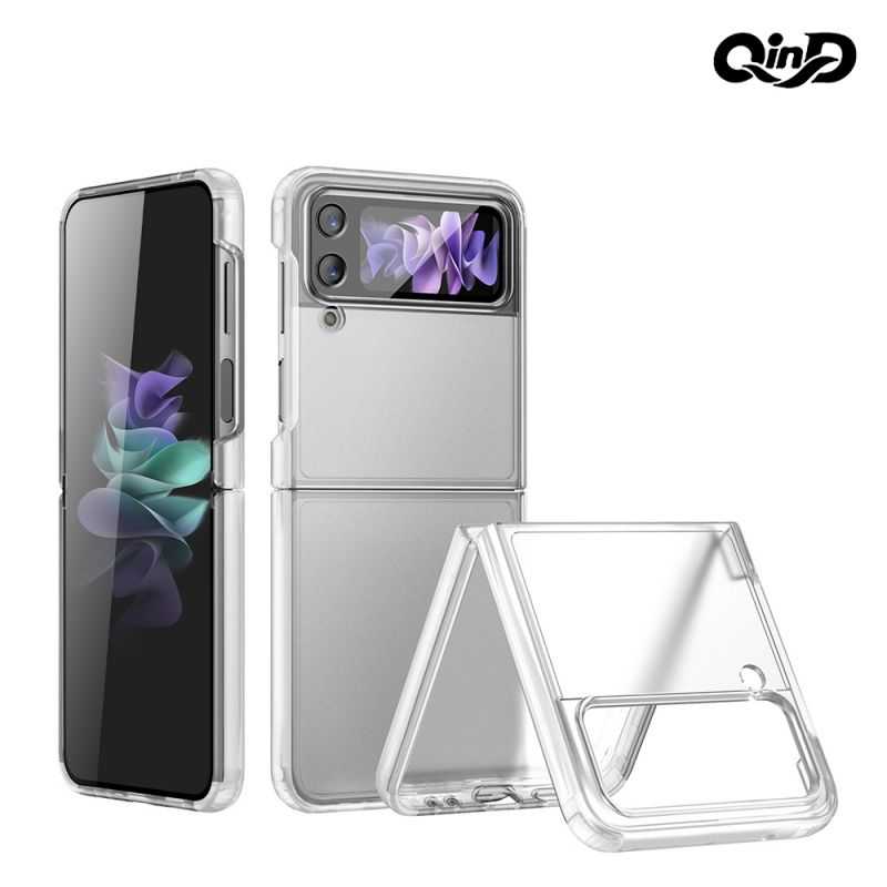 【愛瘋潮】手機殼 防摔殼 QinD SAMSUNG Z Flip 4 5G 霧面雙料殼