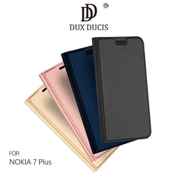 【愛瘋潮】DUX DUCIS NOKIA 7 Plus SKIN Pro 皮套 側翻皮套 插卡皮套