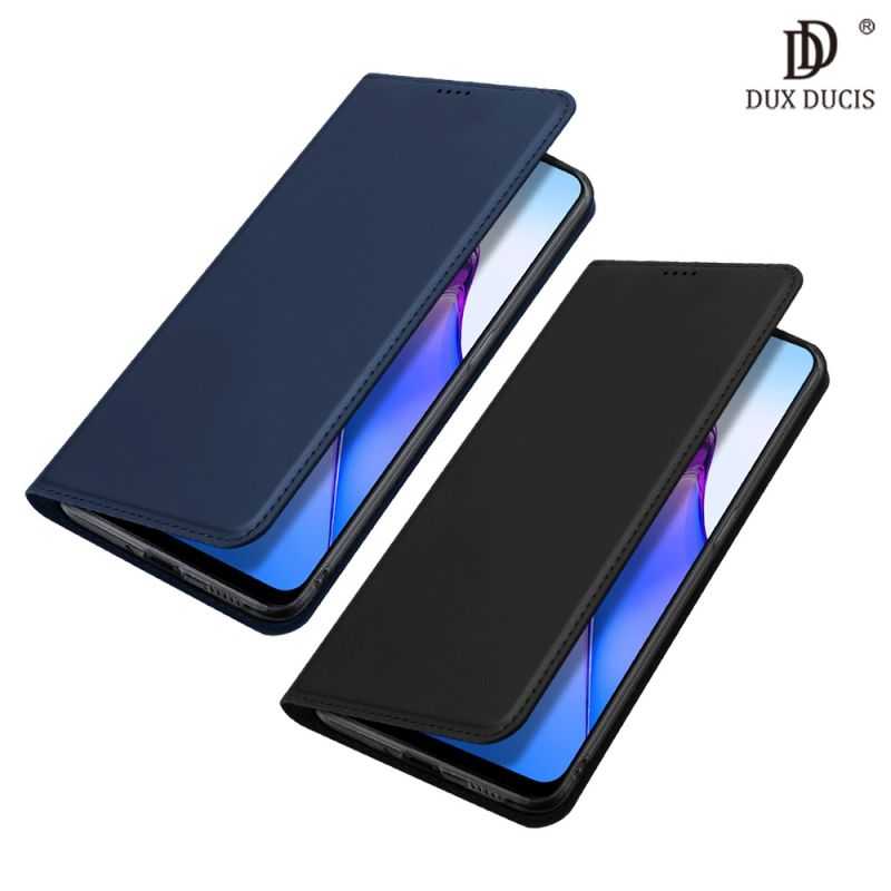 【愛瘋潮】 DUX DUCIS OPPO Reno 8 5G SKIN Pro 皮套 可插卡 支架 鏡頭保護 手機殼