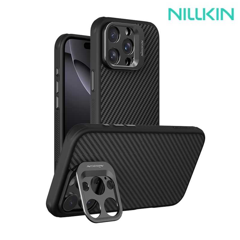 NILLKIN Apple 蘋果 iPhone 16 Pro Max 纖極碳纖維紋磁吸殼(精孔版) 保護殼 保護套 手機