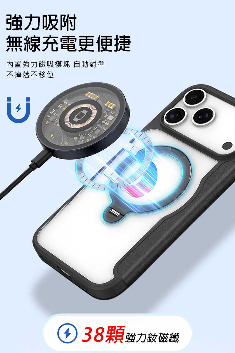磁吸 DUX DUCIS Apple 蘋果 iPhone 17 Pro Max  SKIN X Pro 磁吸支架皮套 側