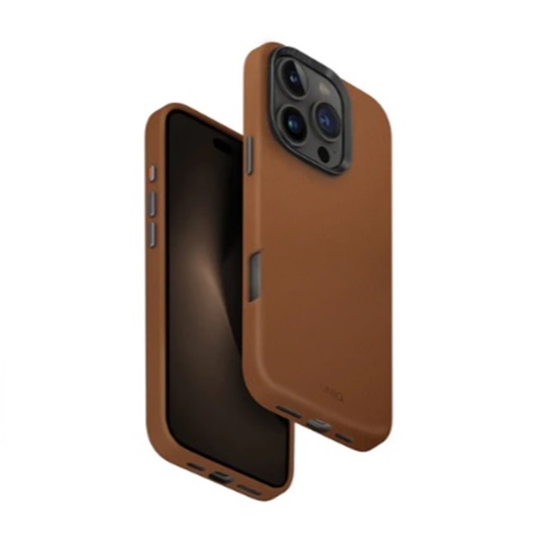 UNIQ 新加坡 Lyden 耐刮皮革磁吸手機殼 for iPhone 16 Pro Max【愛瘋潮】