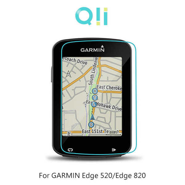 【愛瘋潮】Qii GARMIN Edge 520/Edge 820 玻璃貼 手錶保護貼