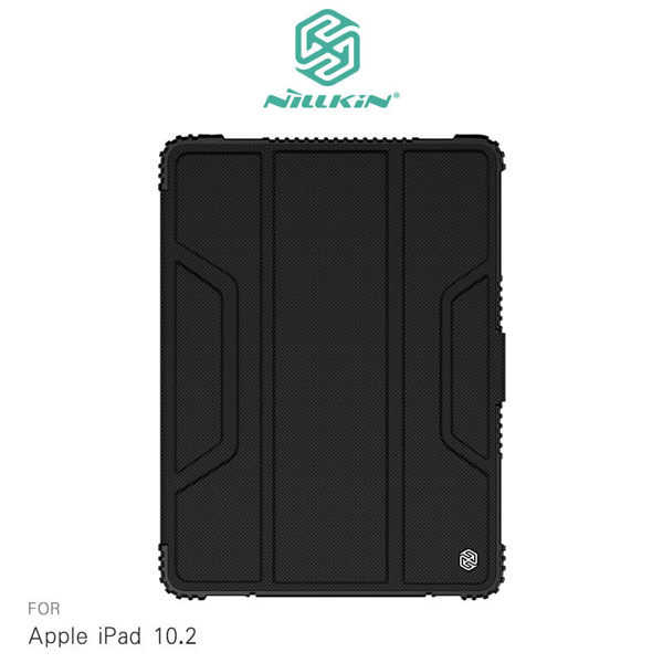 【愛瘋潮】NILLKIN Apple iPad 10.2 悍甲皮套 支架 休眠喚醒 磁吸 透明背版