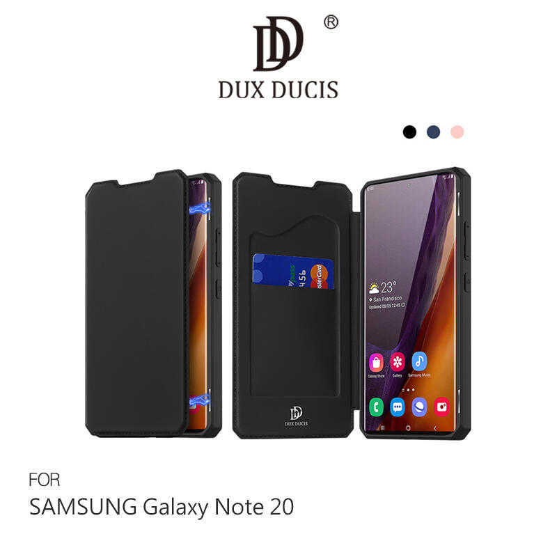 【愛瘋潮】DUX DUCIS SAMSUNG Note 20 SKIN X 皮套 可插卡支架皮套