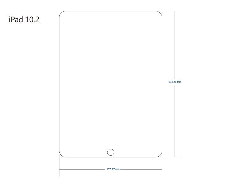 【愛瘋潮】 iMOS APPLE iPad 10.2吋 (2021) 強化玻璃保護貼 平板 保護貼 螢幕保護貼