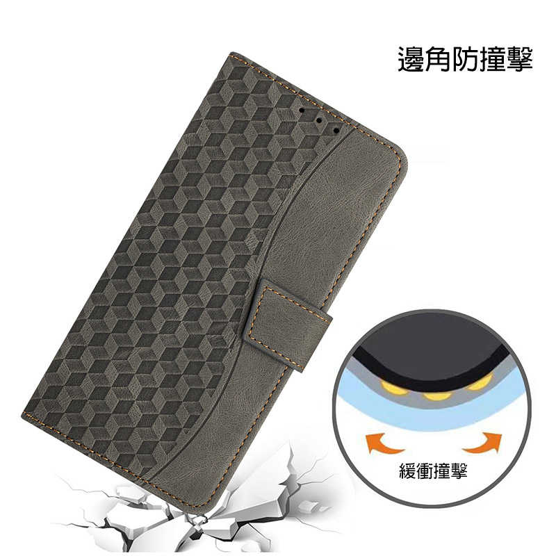 DUX DUCIS Xiaomi 小米14 菱格紋側翻皮套 插卡 可立 磁扣 保護套 手機套 防摔套   【愛瘋潮】
