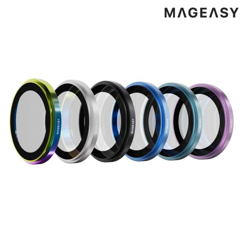 MAGEASY Apple 蘋果 iPhone 16 / iPhone 16 Plus Lenz 藍寶石鏡頭貼 鏡頭保護