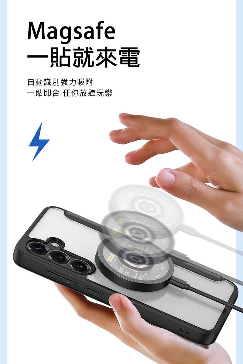 磁吸 DUX DUCIS  SAMSUNG 三星 Galaxy S25 Edge  SKIN X Pro 磁吸支架皮套