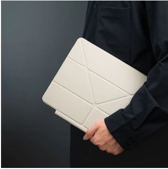 UNIQ 新加坡 Camden Click 磁吸設計帶筆槽多功能極簡透明保護套 iPad Air 11吋 (2024)