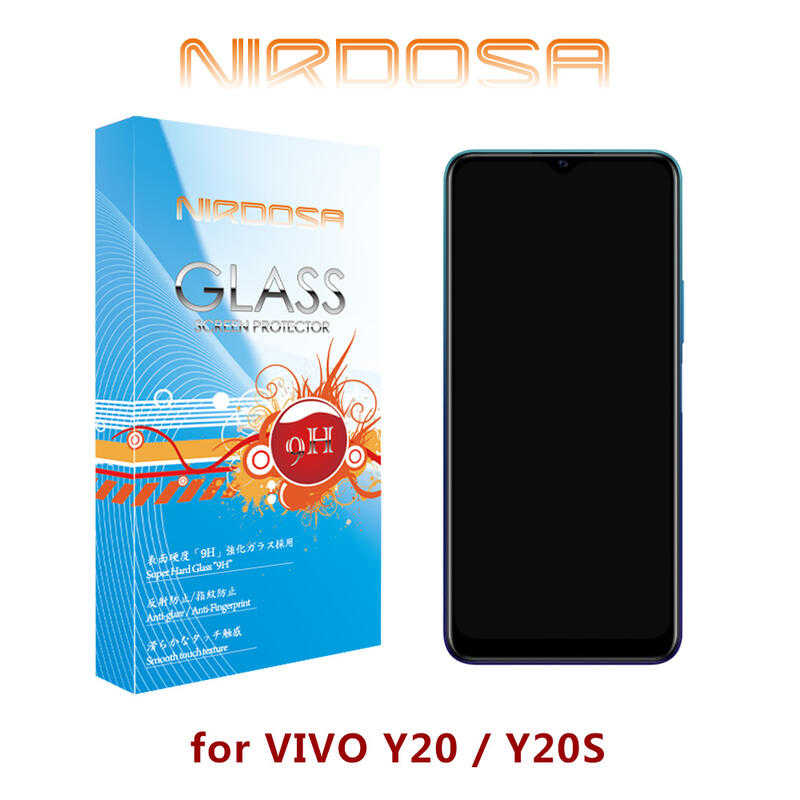 【愛瘋潮】 NIRDOSA VIVO Y20 / Y20s 9H 0.26mm 玻璃螢幕保護貼 鋼化玻璃 防刮 防爆