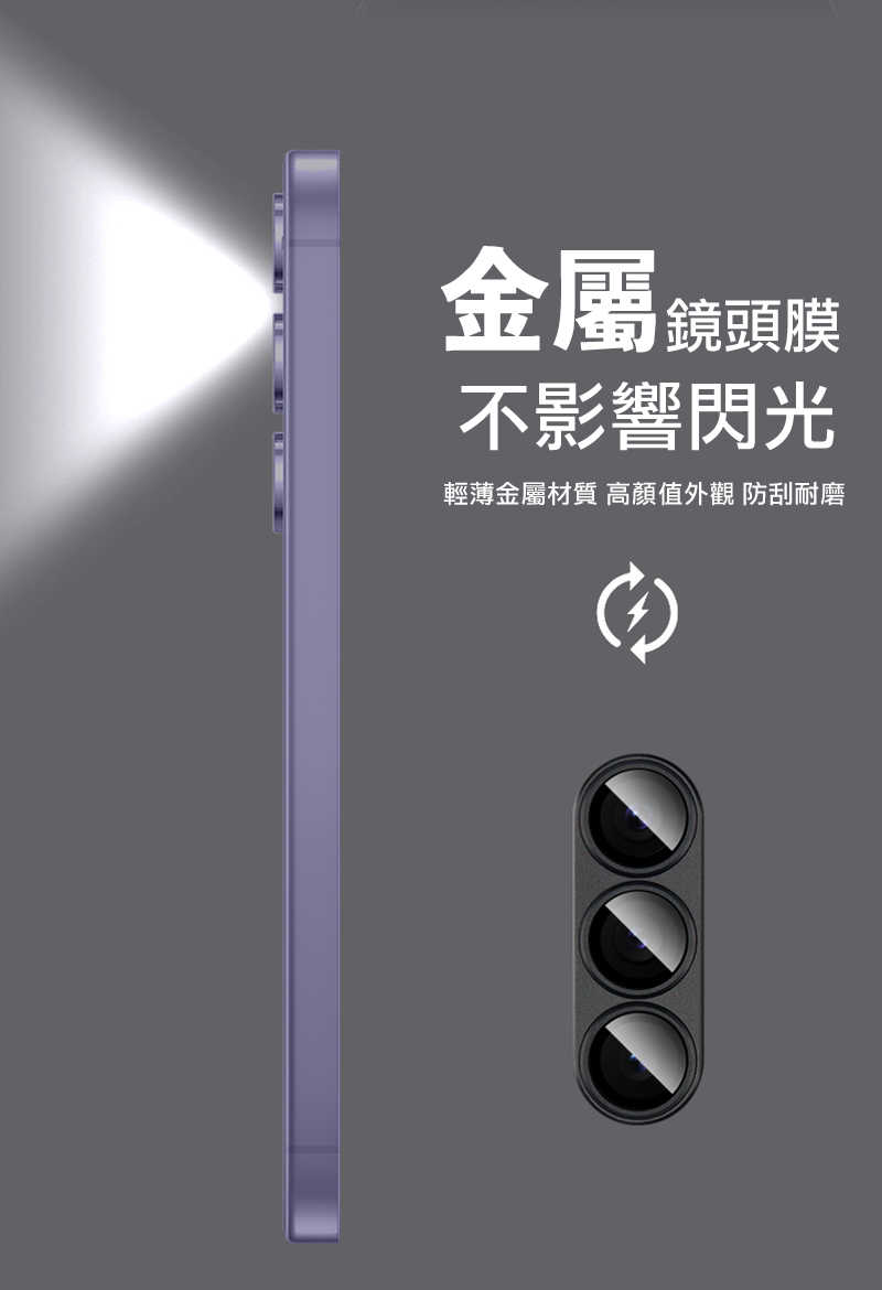 鏡頭貼 Imak 艾美克 SAMSUNG 三星 Galaxy S25+ 金屬鎧甲鏡頭膜 無痕膠黏貼 鏡頭貼 鏡頭保護貼