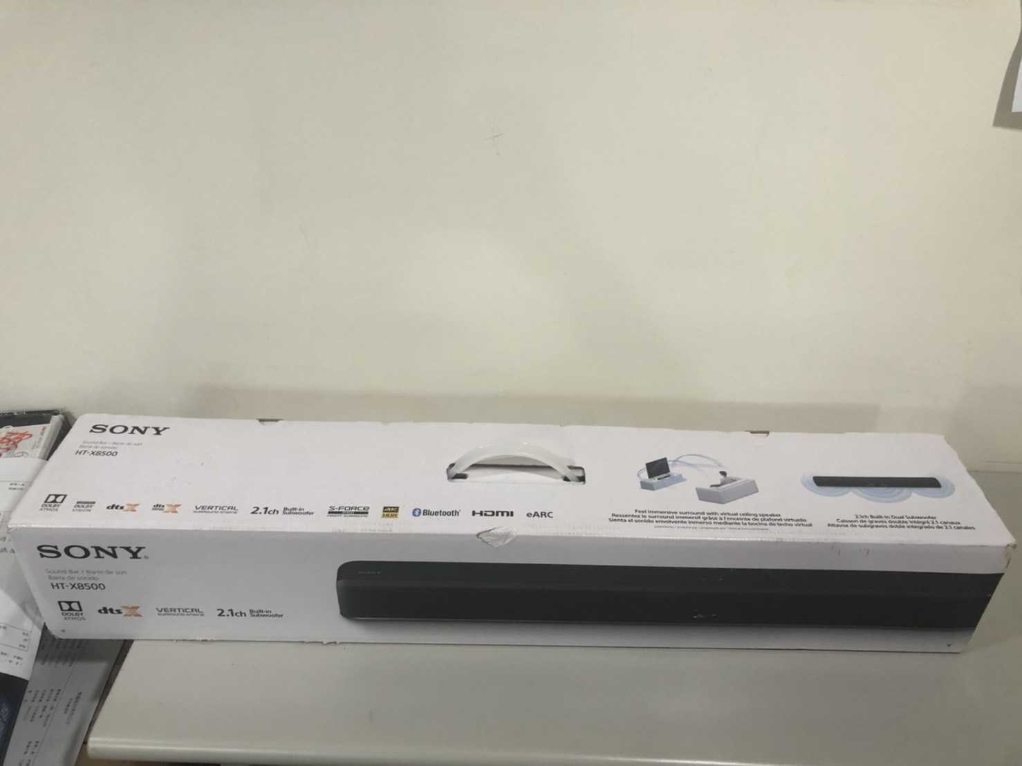 8_福利品 SONY HT-X8500 2.1 聲道 單件式內建重低音喇叭 公司貨 分期0%