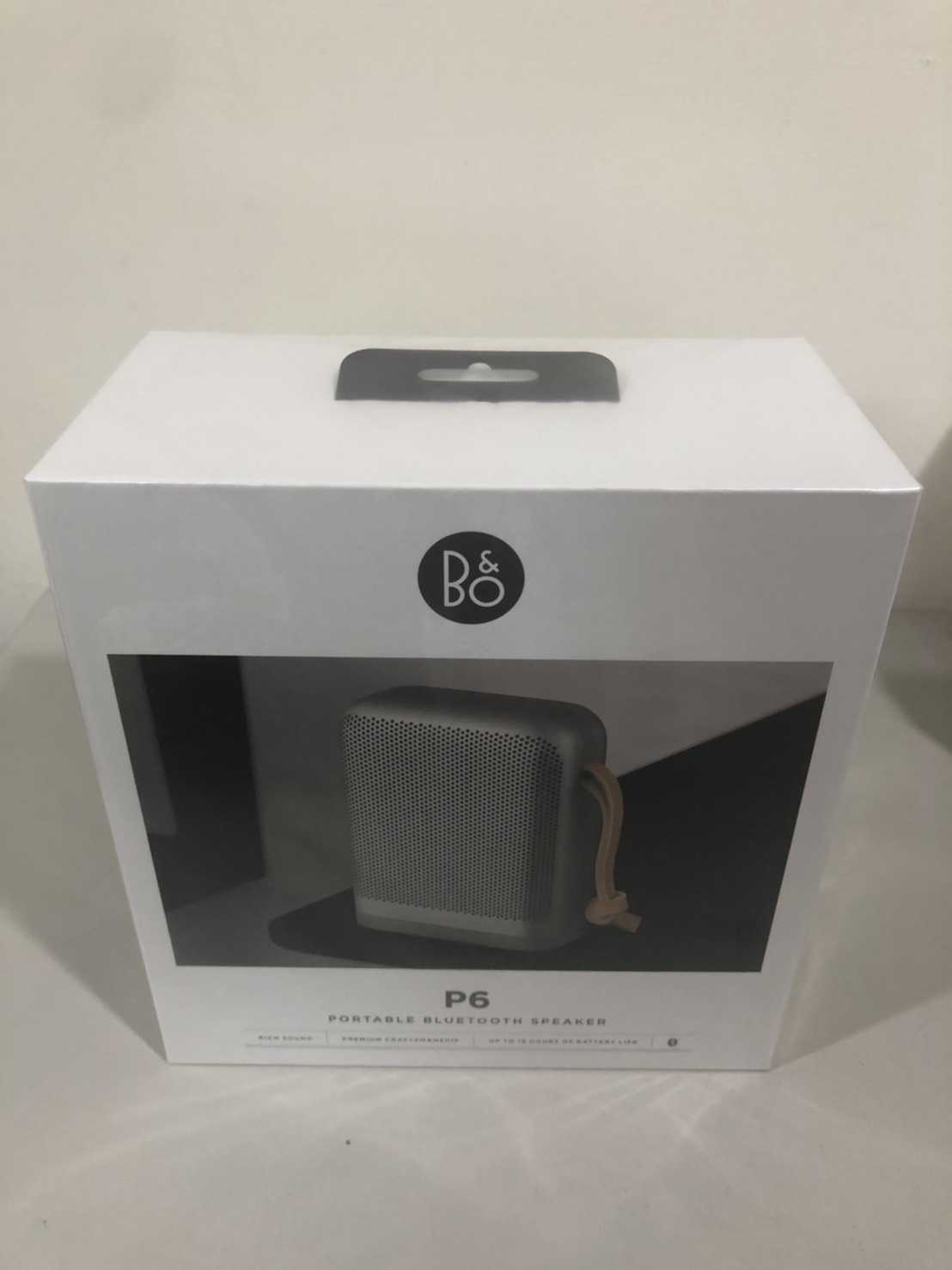8_福利品 B&O PLAY 可攜帶式藍牙喇叭 Beoplay P6 星光銀 公司貨 分期0%