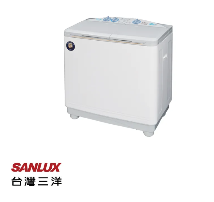 ◤臺灣生產製造◢ SANLUX 臺灣三洋 10公斤雙槽洗衣機SW-1068U送基本運送+安裝