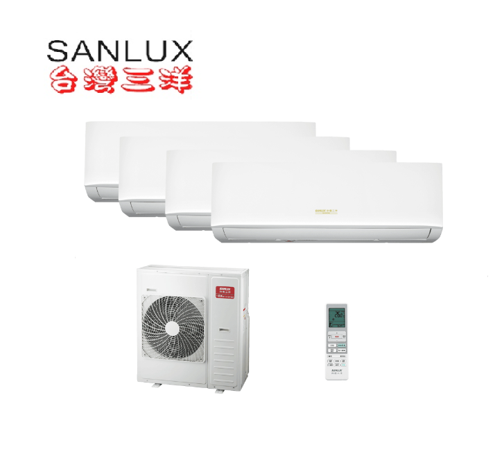 SANLUX臺灣三洋適用:10+15《變頻冷暖》1對2分離式冷氣SAC-XV125HR+V50HR3+V72HR3
