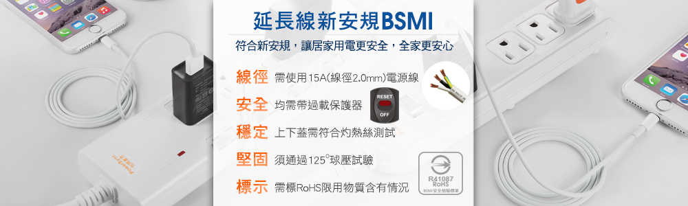 3開3插滑蓋防塵防雷擊延長線 4.5M黑
