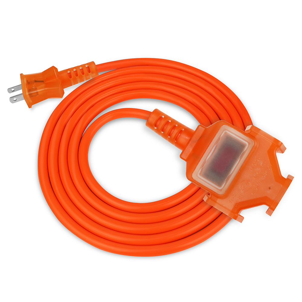 2P 1對3工業用動力延長線 15M 橘